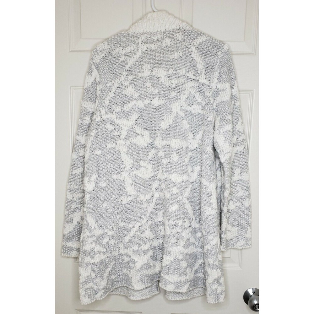 Eileen Fisher Large Duster Long Cardigan Sweater Organic Cotton - Picture 5 of 5